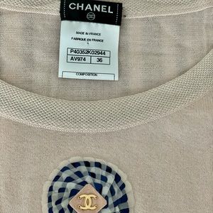 Chanel light pink sweater